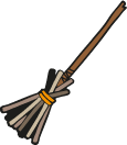 Brown Cartoon Witches Broom